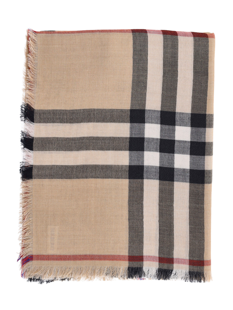 Burberry 51% Wool scarf in beige