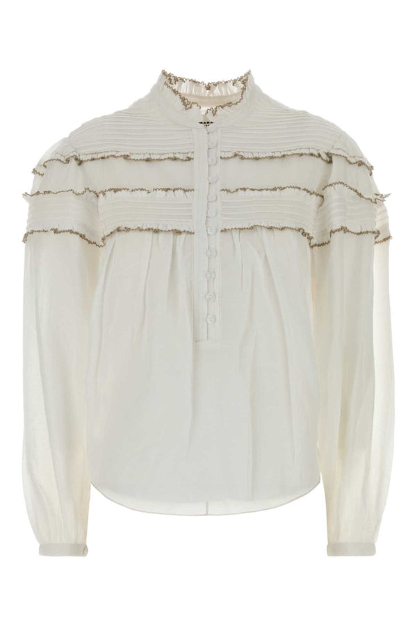Isabel Marant Etoile 80% Cotton blouse in white
