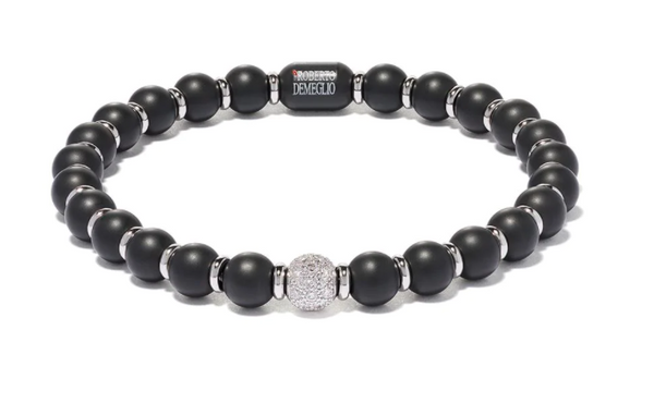 Roberto Demeglio 18kt White Gold bracelet in black