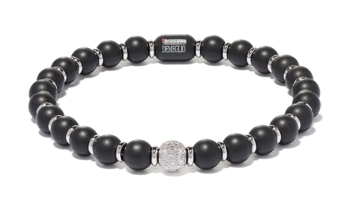 Roberto Demeglio 18kt White Gold bracelet in black