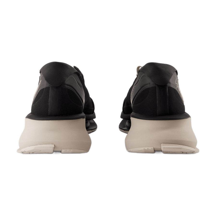 Y-3 Calfskin sneaker in black