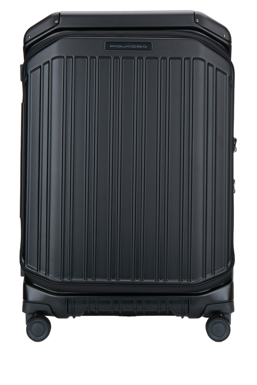 Piquadro Medio Polycarbonate carry-on suitcase in black