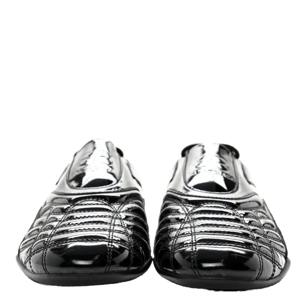 Balenciaga Patent technical polyurethane sneakers in black