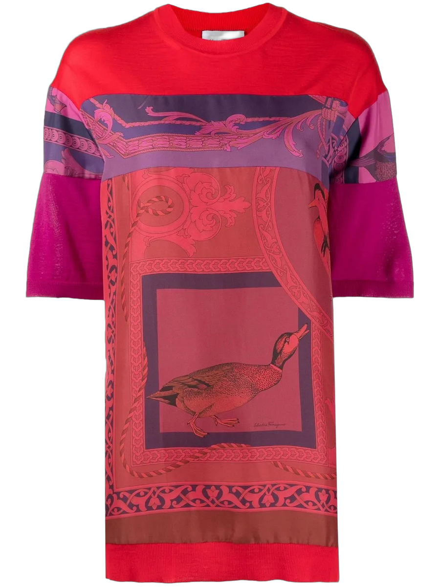 Ferragamo t-shirt in red