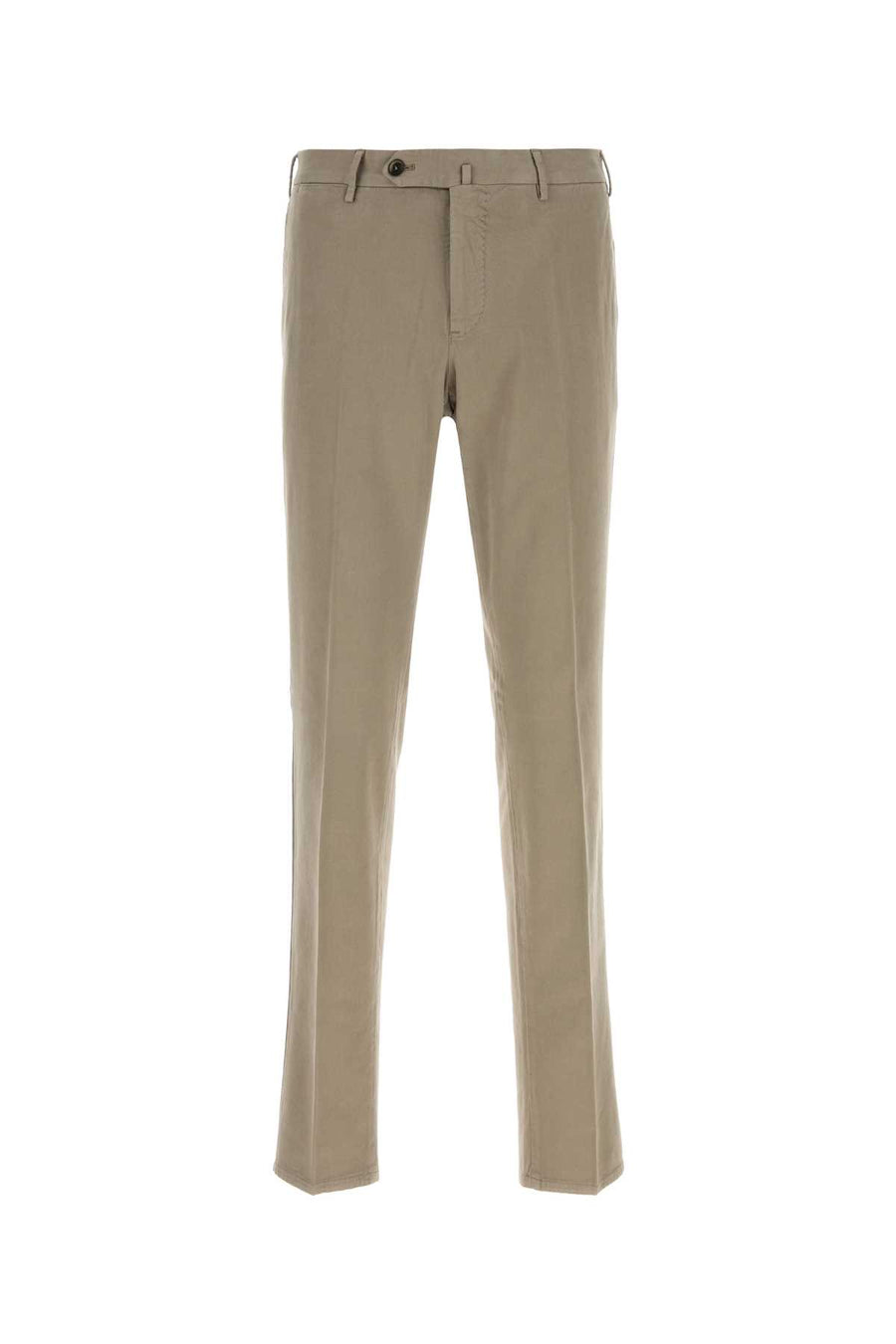Dove Grey Stretch Cotton Blend Pant Tortora Pantaloni