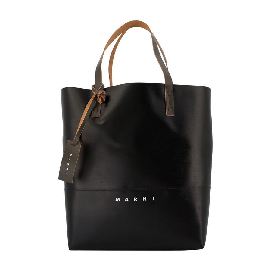 Marni Synthetic tote bag in black