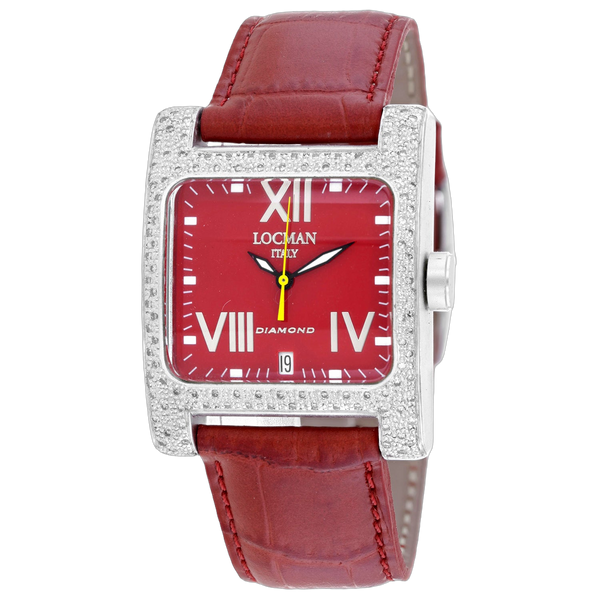 Locman Aluminum case watch in red