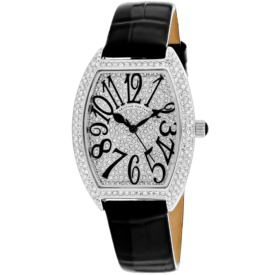 Christian Van Sant Stainless steel case watch in white