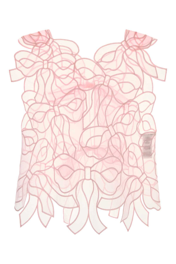 Pink Organza Top Blushpink Maglie