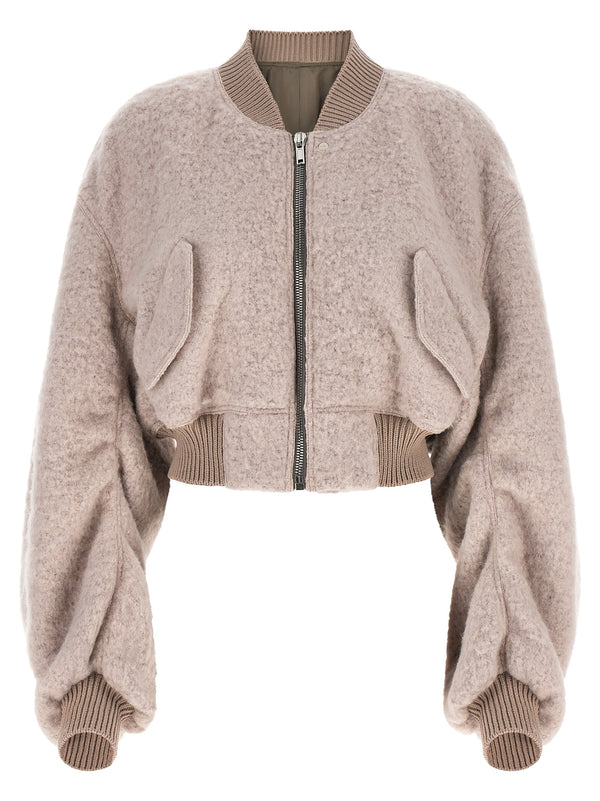 Rick Owens 63% alpaca jacket in pink