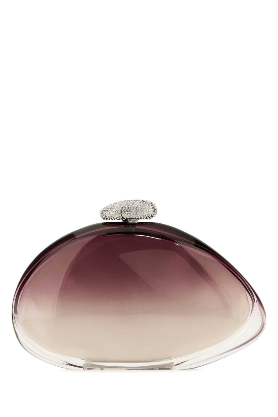 Purple Methacrylate Ariel Clutch Borse A Mano