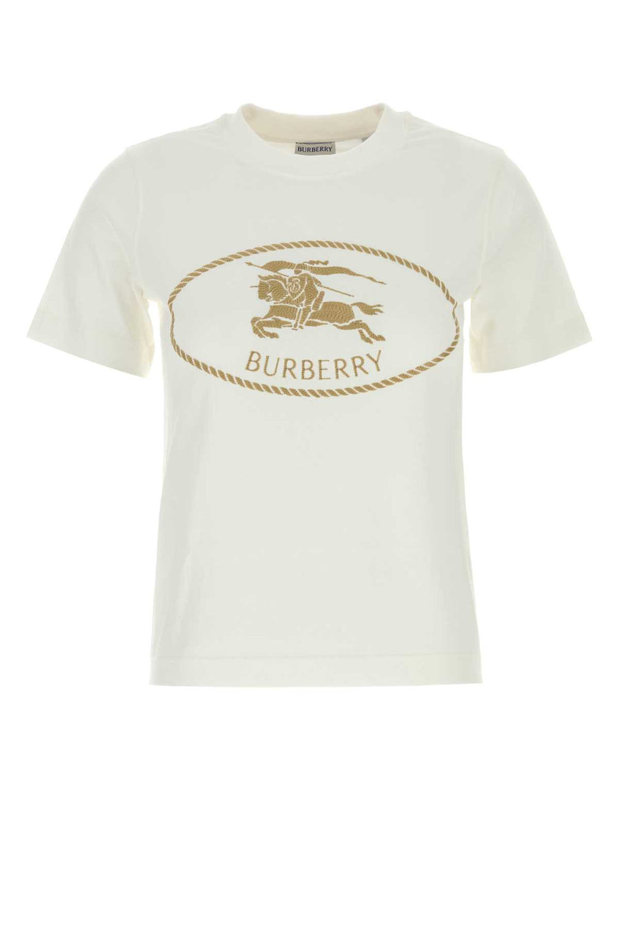 White Cotton T-Shirt Chalk Exterior