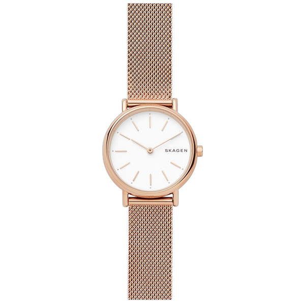 Skagen Stainless steel case watch in rose gold
