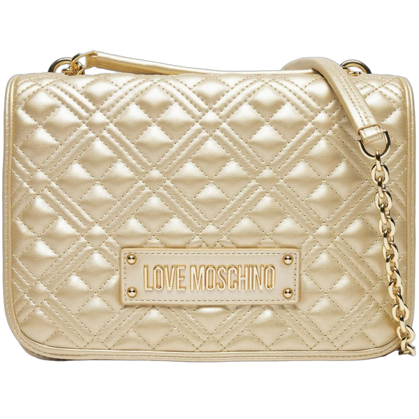 Love Moschino 100% Polyurethane shoulder bag in gold