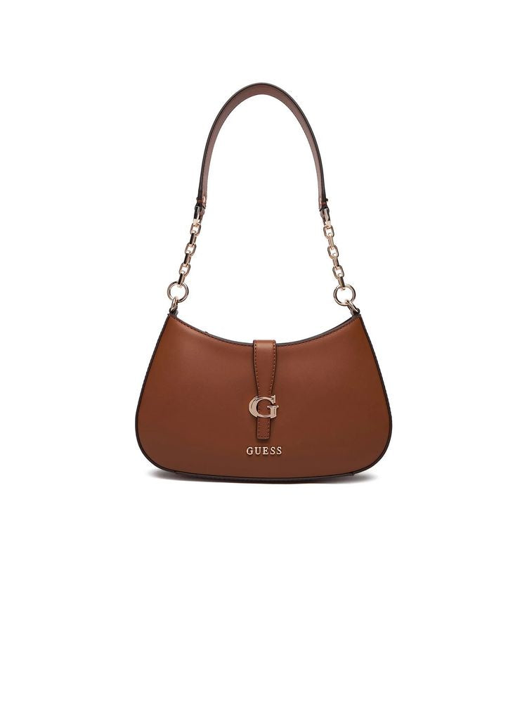 Guess 100% Polyurethane shoulder bag in brown