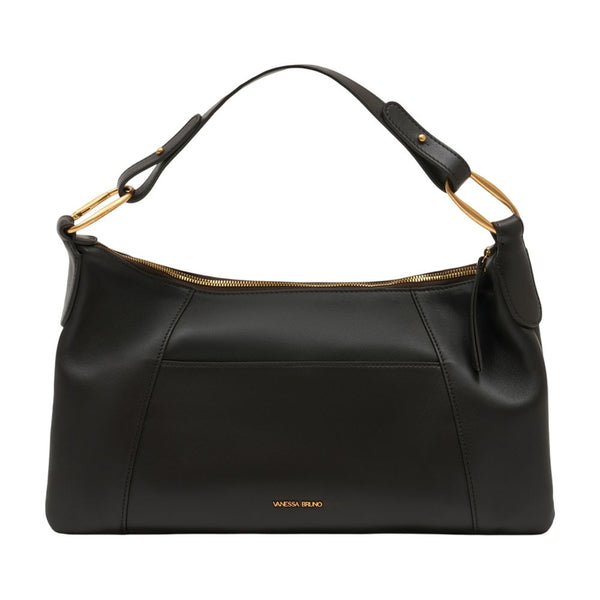Vanessa Bruno calfskin shoulder bag in black