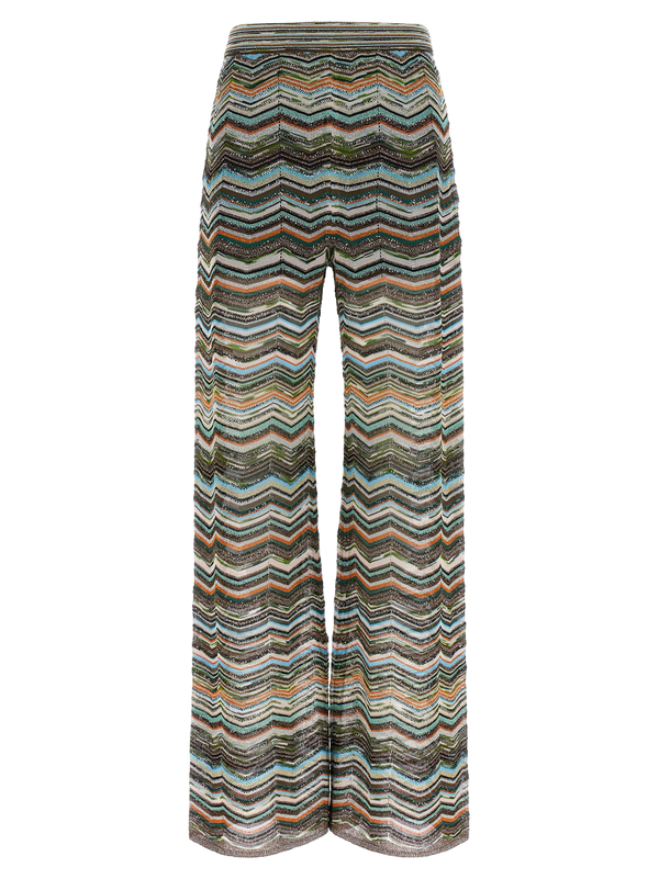 Missoni 76% Viscose trousers in multicolor