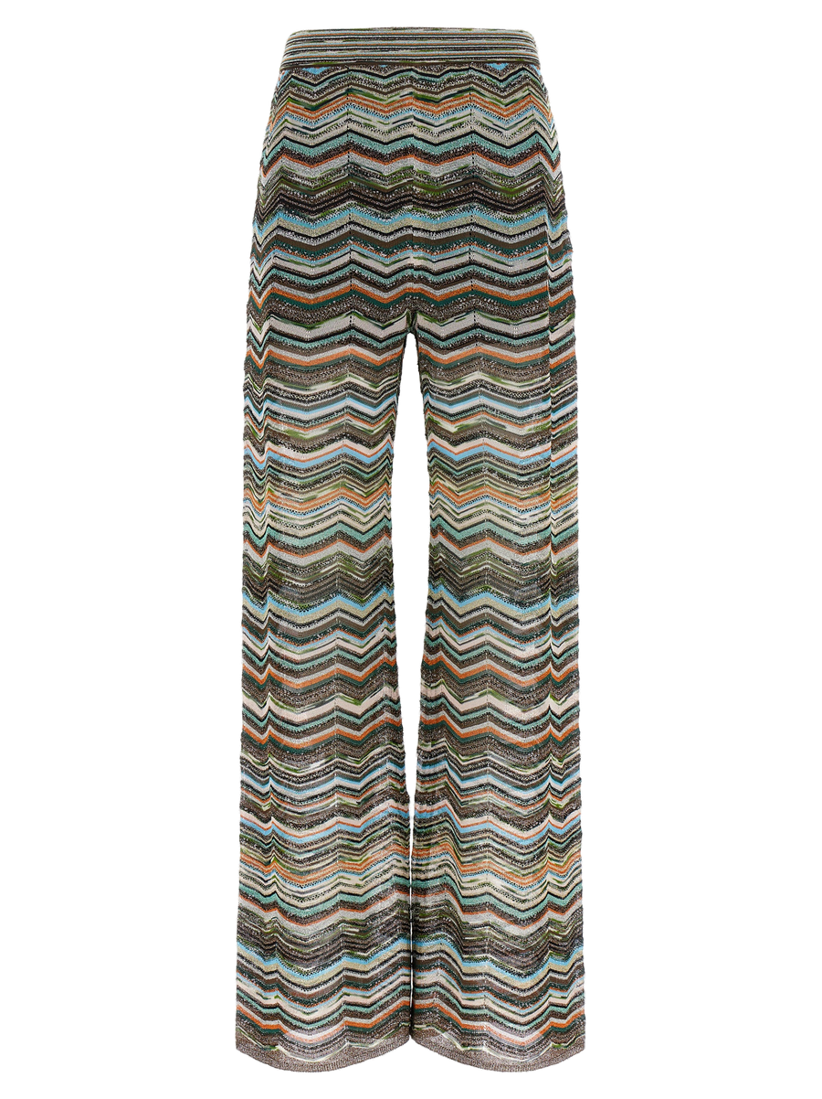 Missoni 76% Viscose trousers in multicolor