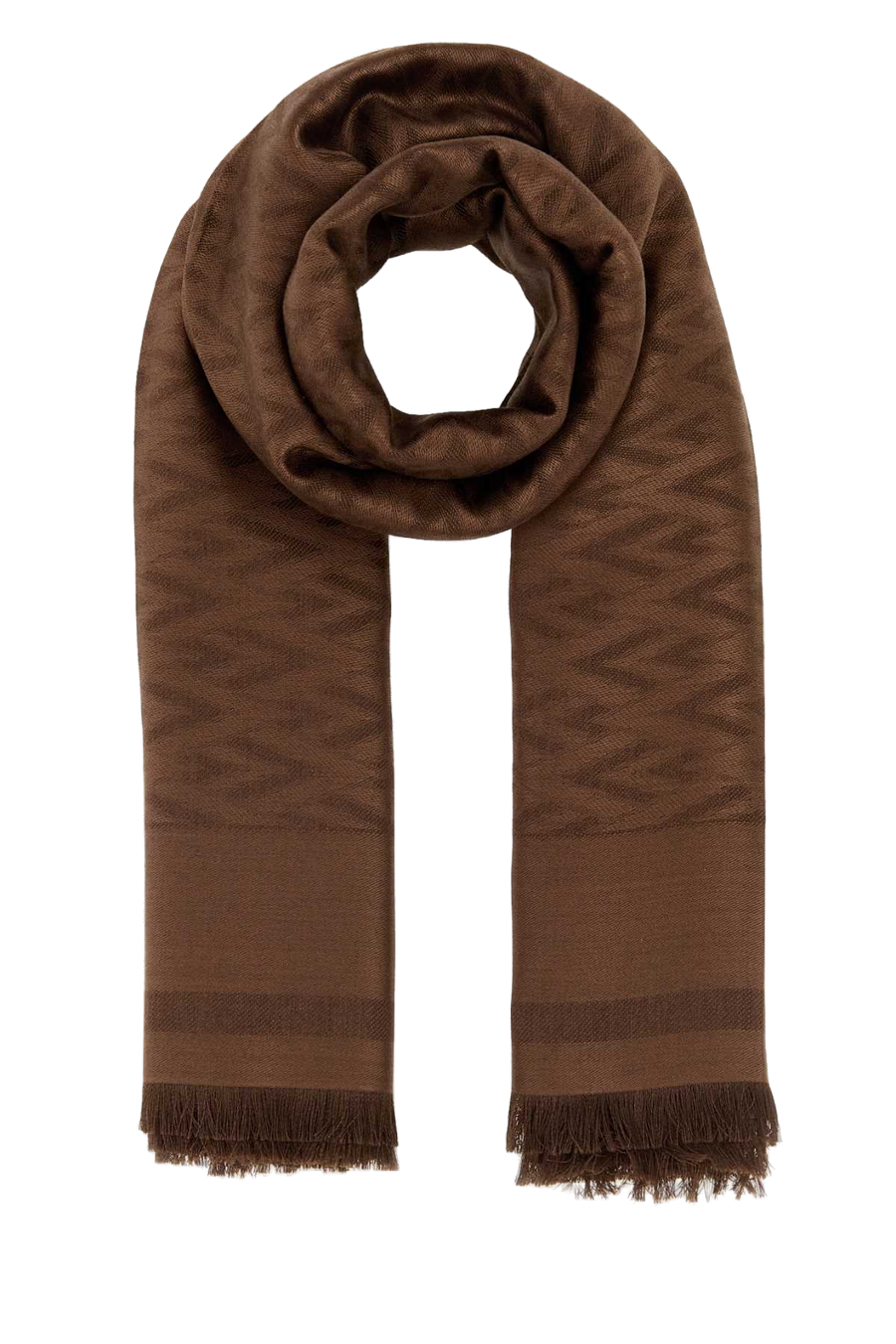 Valentino Garavani Toute 60% Silk scarf in brown