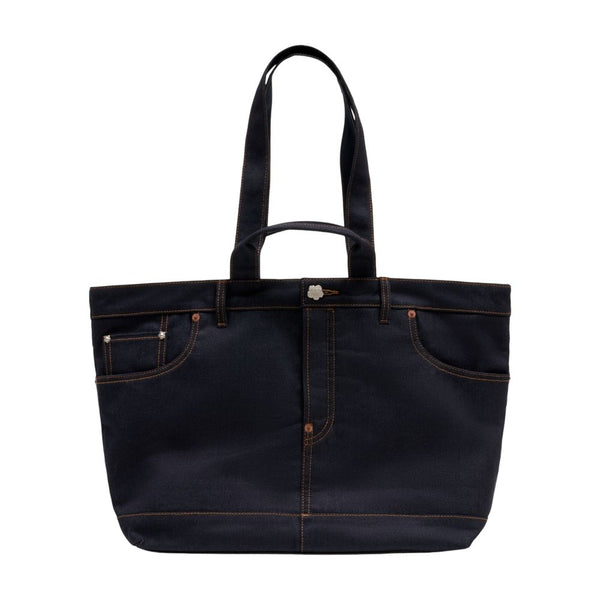 Kenzo Cotton tote bag in navy