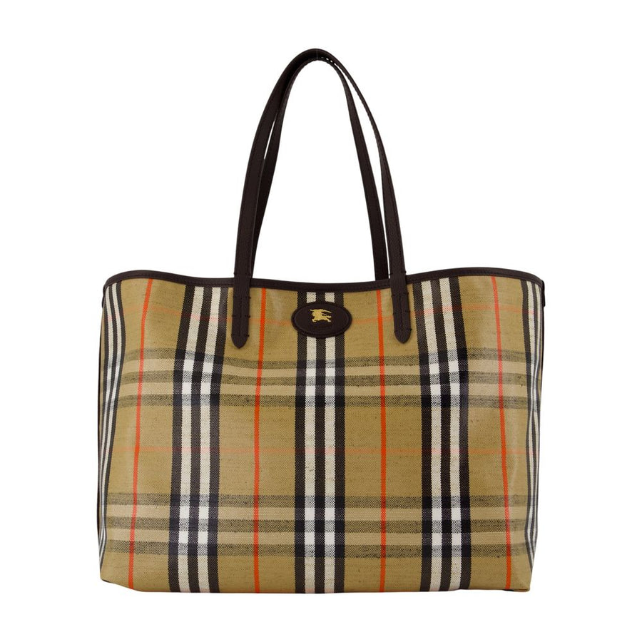Burberry cotton tote bag in beige