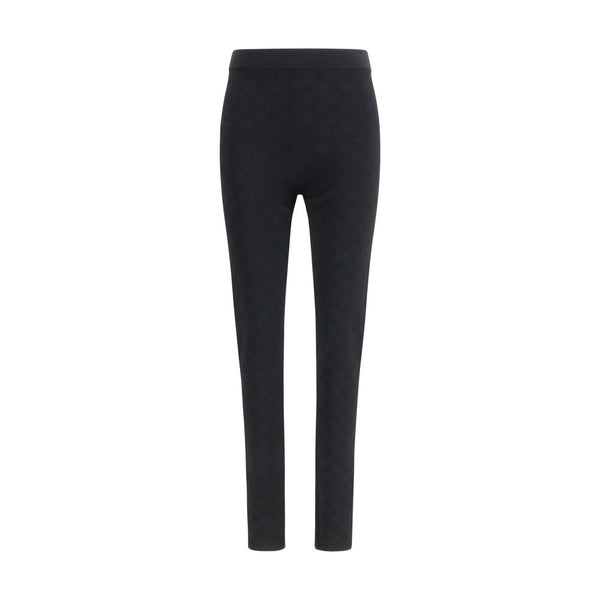 Gucci 85% Viscose leggings in black