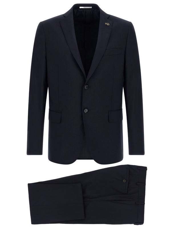Pal Zileri 100% wool pant suit in navy
