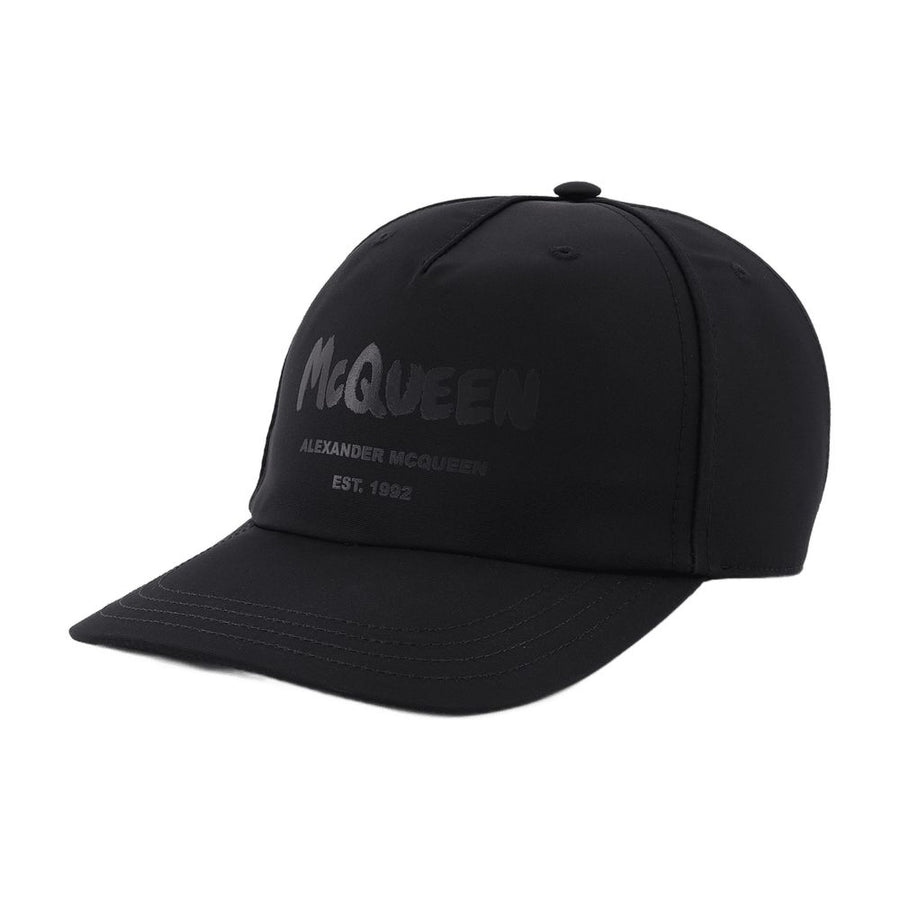 Alexander McQueen 6677784404Q1000 Cotton baseball cap in black
