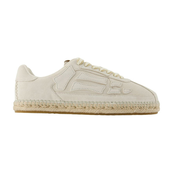 Amiri Calfskin espadrille flat in beige