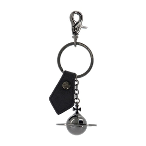 Vivienne Westwood Leather key case in black