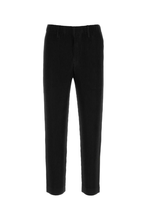 Black Polyester Pant Exterior: Pantaloni