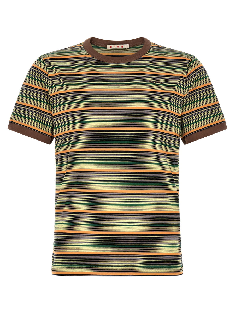 Marni 100% cotton t-shirt in multicolor