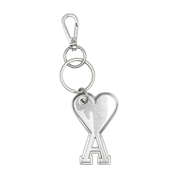 AMI Paris Metal key case in silver