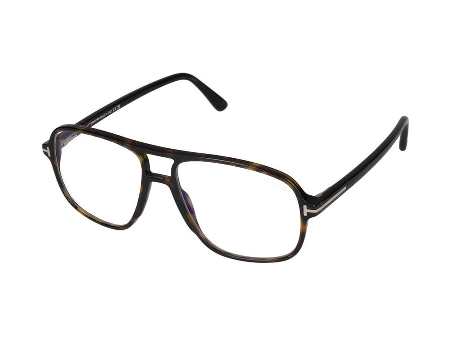 Tom Ford FT5737-B Injected acetate eyeglasses in black