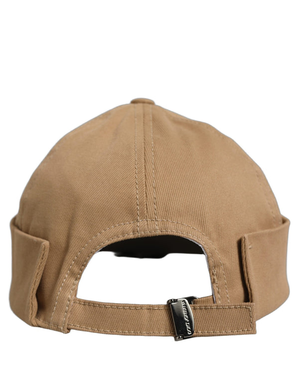 Dolce & Gabbana HAT10034 97% Cotton beanie in beige