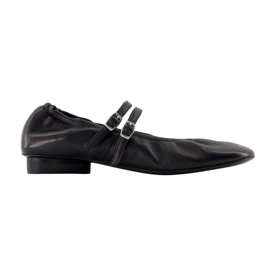 Tatiana Ballerinas - Carel Leather Black Shoes / Flat-shoes