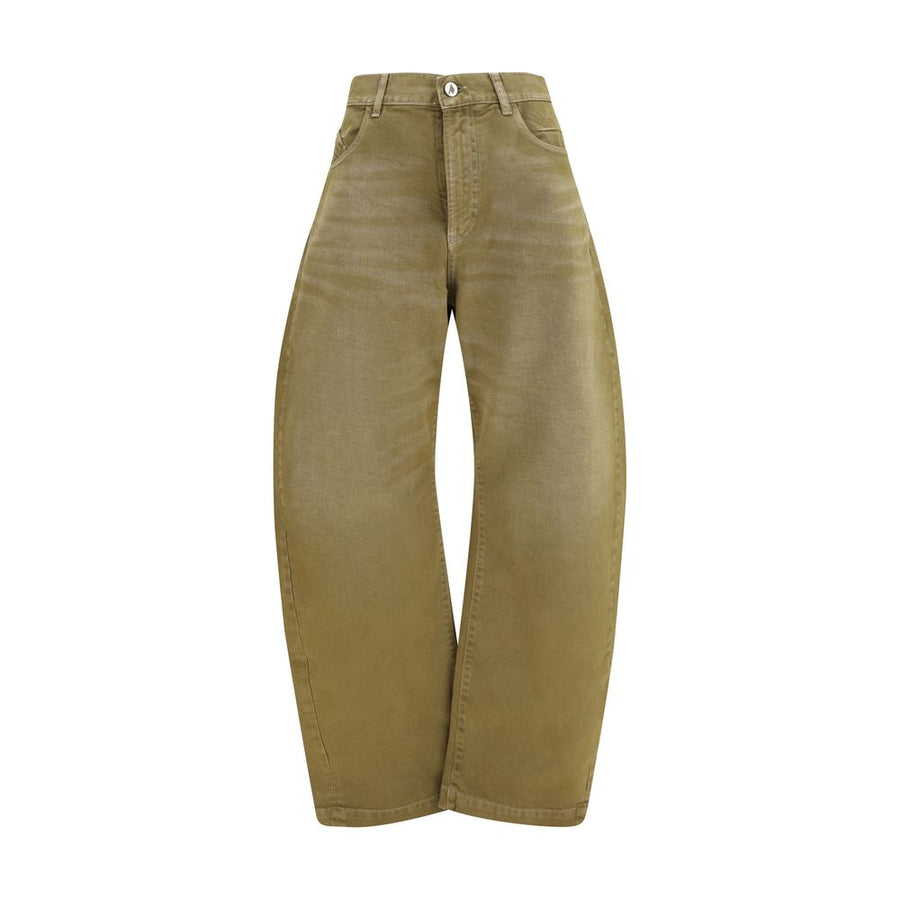 The Attico 100% Cotton jeans in brown