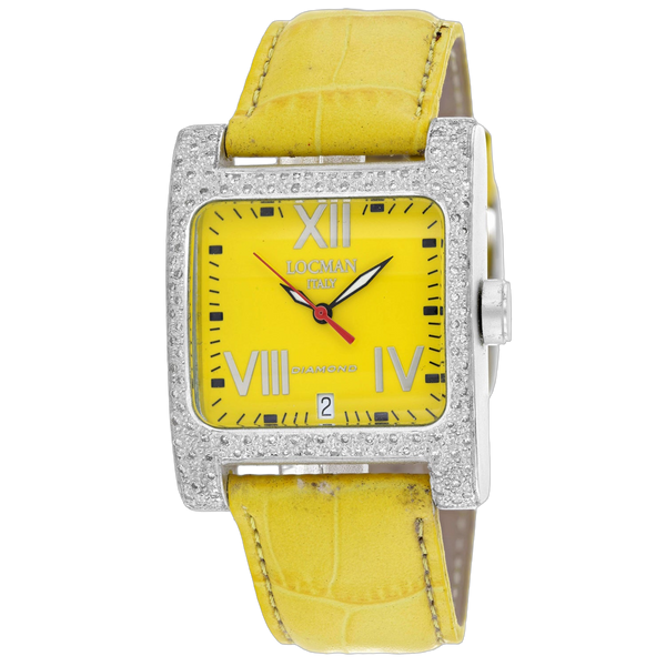 Locman Aluminum case watch in yellow