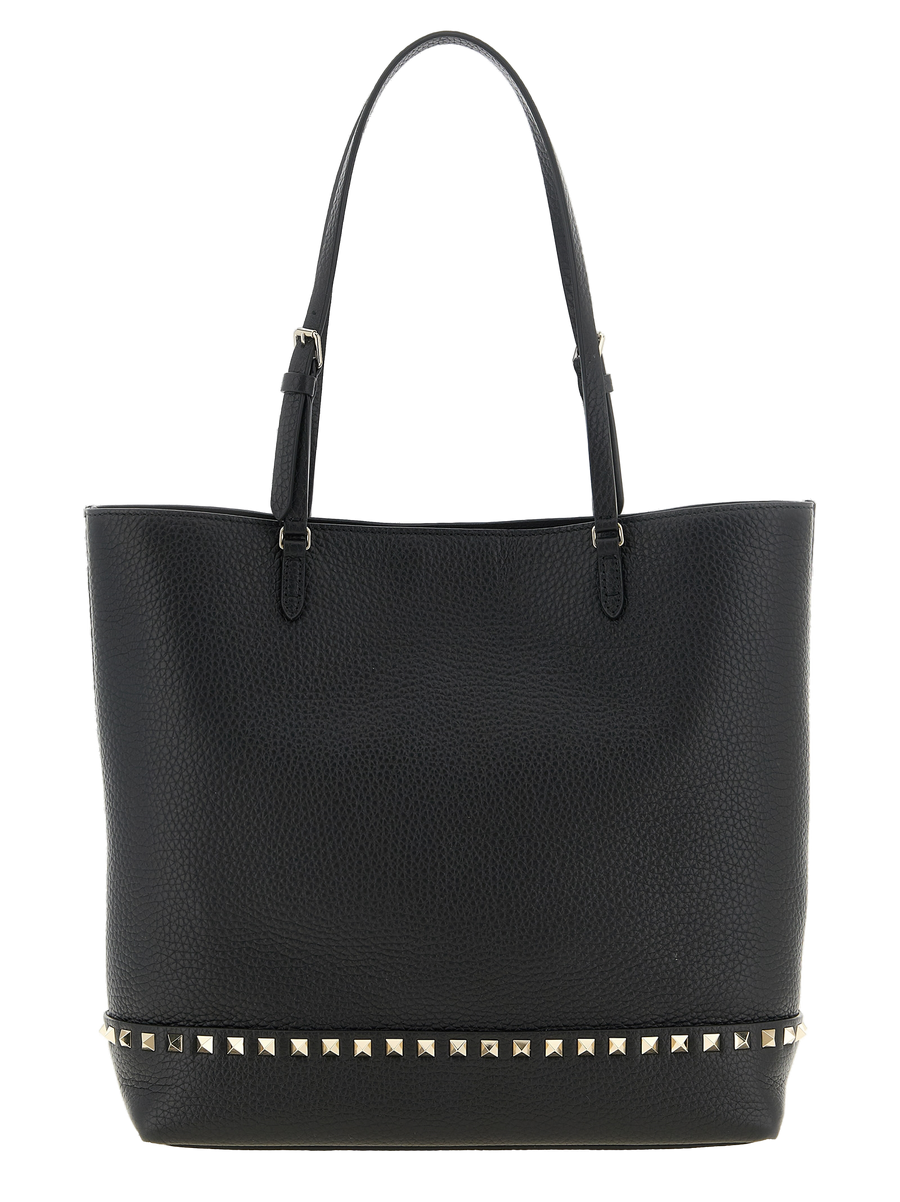 Black Calfskin Shoulder Bag