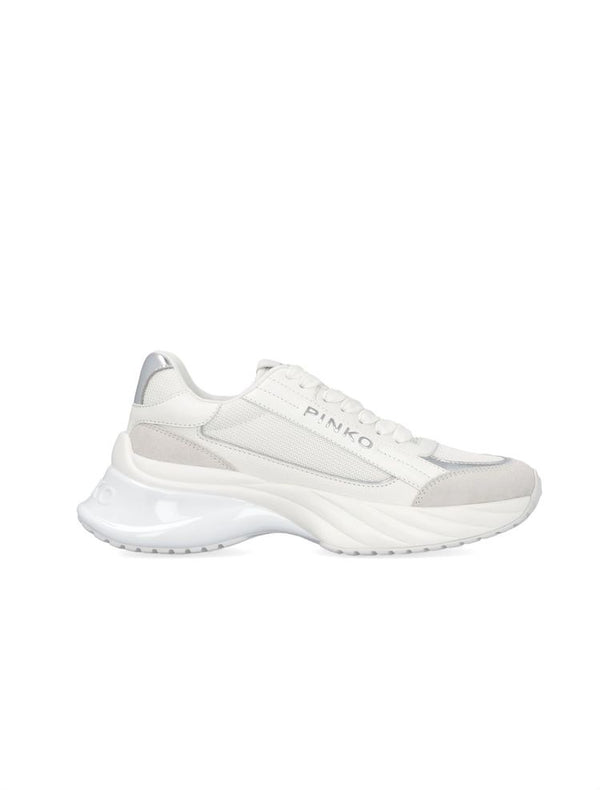 Pinko 60% Bos Taurus (Cow) sneaker in white