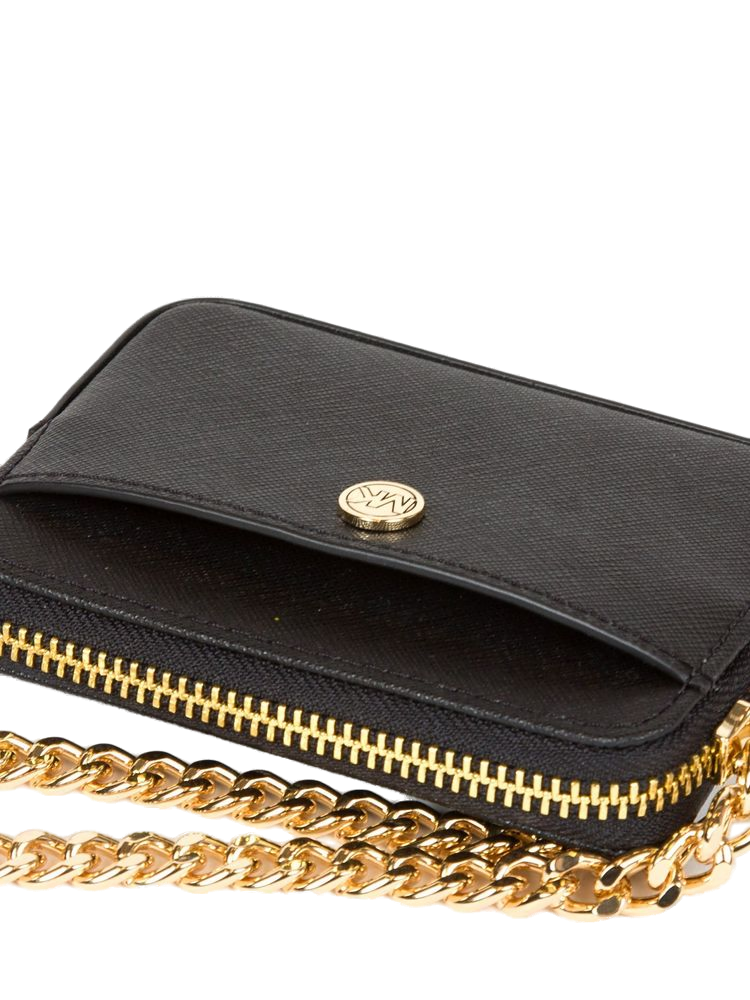 Michael Kors Leather card case in black