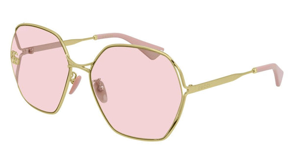 Gucci GG0818SA Metal sunglasses in gold