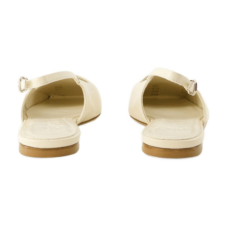 Aeyde Calfskin mule in white