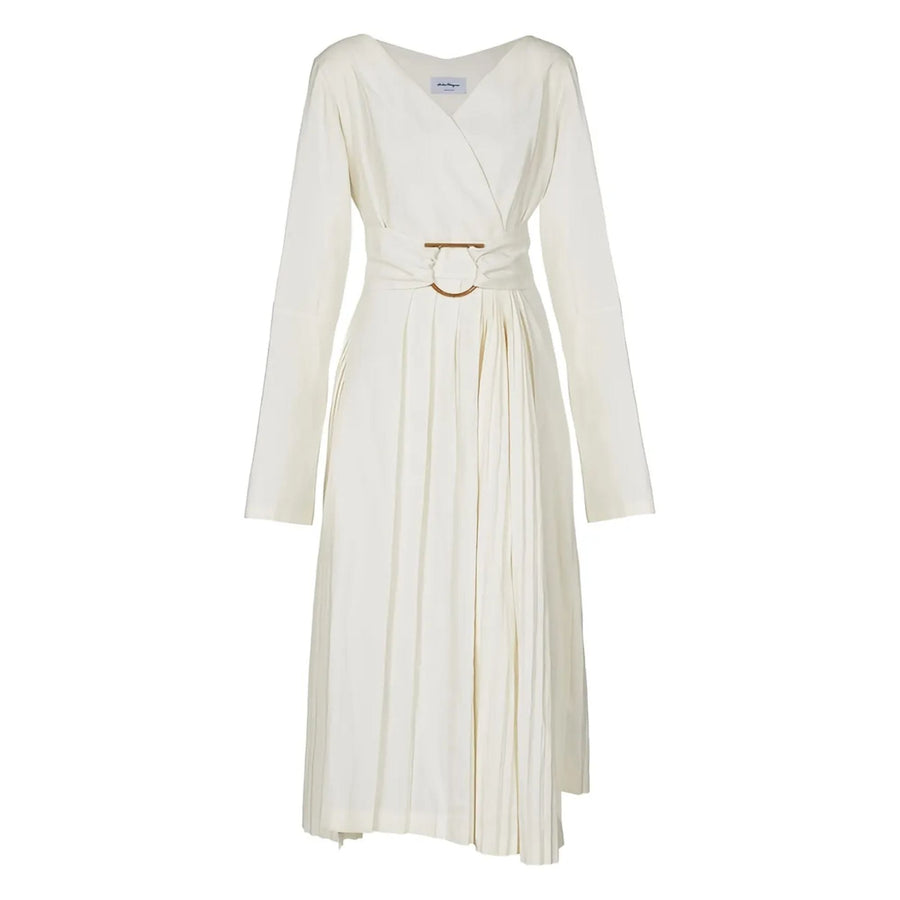 Ferragamo dress in white