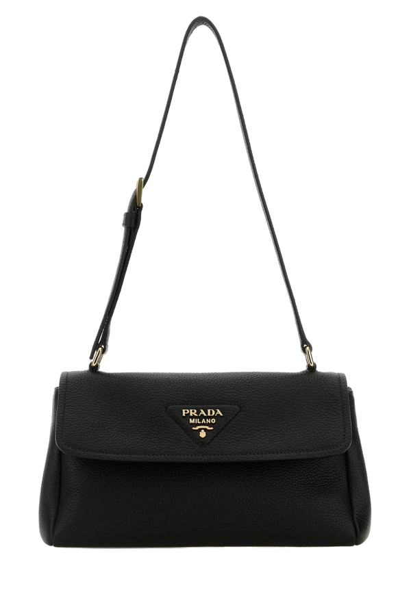 Prada 100% Vitello shoulder bag in black