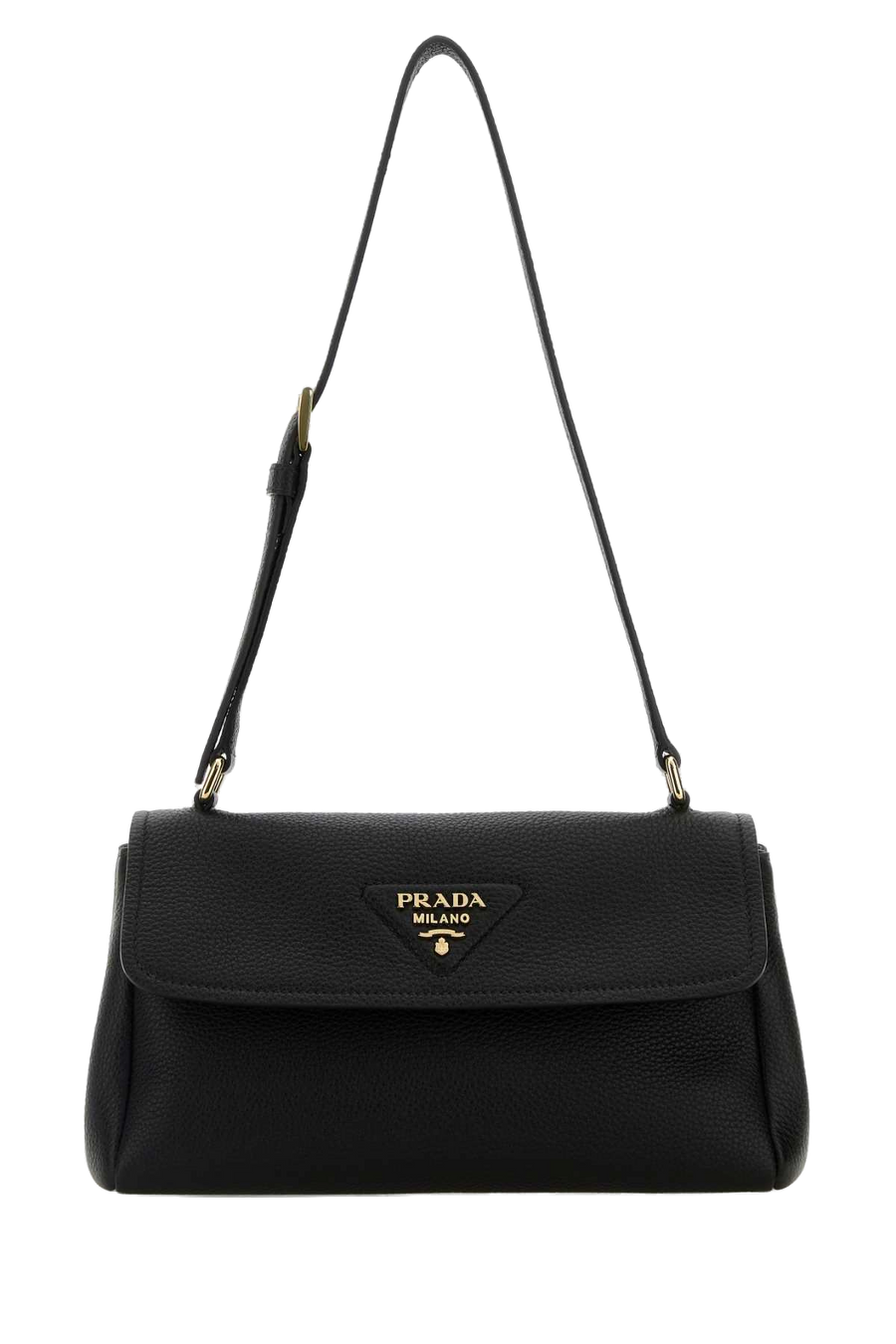 Prada 100% Vitello shoulder bag in black