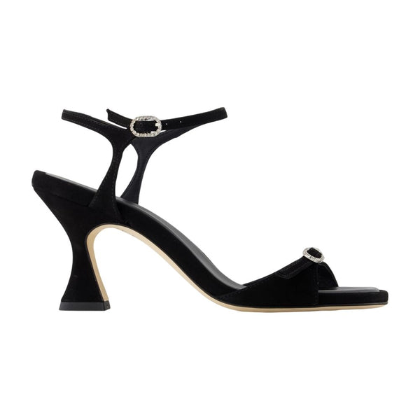 Carel Calfskin sandal in black