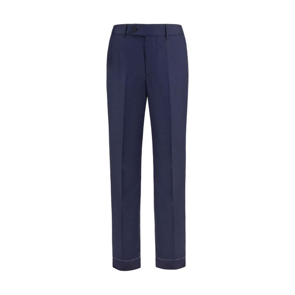 Blue Wool Oves Aries Dress Pants