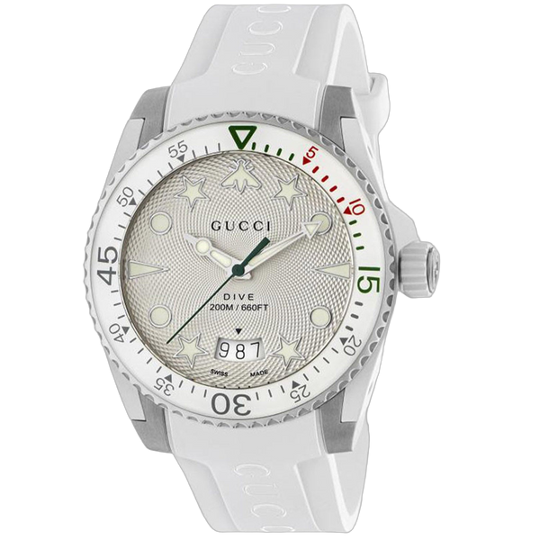Gucci Stainless steel case watch in silver