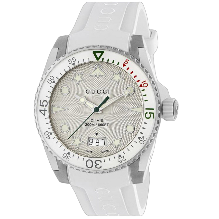 Gucci Stainless steel case watch in silver